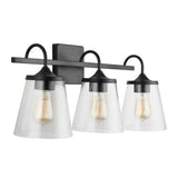 Capital Lighting 139132MB496 Jayne 3 Bulb Bathroom Light - Matte Black