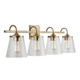 Capital Lighting 139142AD496 Jayne 4 or more Bulb Bathroom Light - Aged Brass