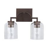 Capital Lighting 139321BZ500 Carter 2 Bulb Bathroom Light - Bronze