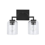 Capital Lighting 139321MB500 Carter 2 Bulb Bathroom Light - Matte Black