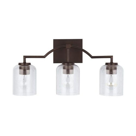 Capital Lighting 139331BZ500 Carter 3 Bulb Bathroom Light - Bronze