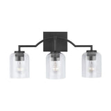 Capital Lighting 139331MB500 Carter 3 Bulb Bathroom Light - Matte Black