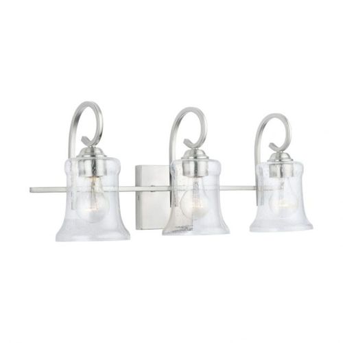Capital Lighting 139531BN501 Cameron 3 Bulb Bathroom Light - Brushed Nickel