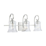 Capital Lighting 139531BN501 Cameron 3 Bulb Bathroom Light - Brushed Nickel
