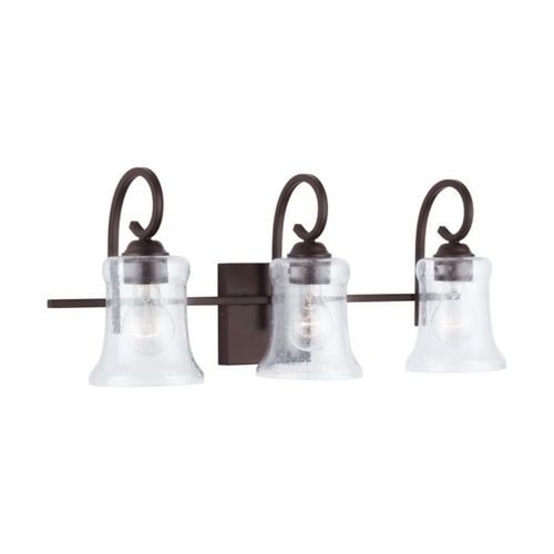 Capital Lighting 139531BZ501 Cameron 3 Bulb Bathroom Light - Bronze