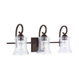 Capital Lighting 139531BZ501 Cameron 3 Bulb Bathroom Light - Bronze