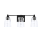 Capital Lighting 140931MB506 Myles 3 Bulb Bathroom Light - Matte Black
