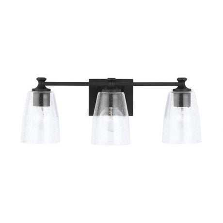 Capital Lighting 140931MB506 Myles 3 Bulb Bathroom Light - Matte Black