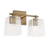 Capital Lighting 141721AD508 Lexi 2 Bulb Bathroom Light - Aged Brass