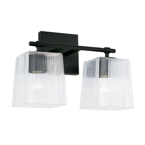 Capital Lighting 141721MB508 Lexi 2 Bulb Bathroom Light - Matte Black