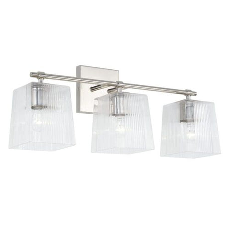 Capital Lighting 141731PN508 Lexi 3 Bulb Bathroom Light - Polished Nickel