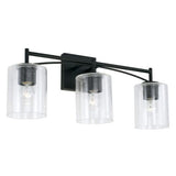 Capital Lighting 142031MB510 Peyton 3 Bulb Bathroom Light - Matte Black