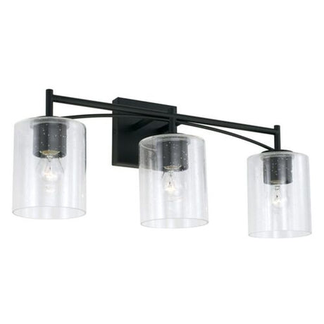 Capital Lighting 142031MB510 Peyton 3 Bulb Bathroom Light - Matte Black