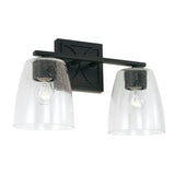 Capital Lighting 142321MB488 Sylvia 2 Bulb Bathroom Light - Matte Black