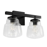 Capital Lighting 142721MB518 Dillon 2 Bulb Bathroom Light - Matte Black