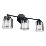 Capital Lighting 142931MB516 Harmon 3 Bulb Bathroom Light - Matte Black
