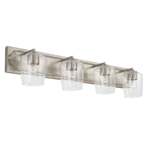 Capital Lighting 143441AS514 Merrick 4 or more Bulb Bathroom Light - Antique Silver