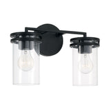 Capital Lighting 148721MB539 Fuller 2 Bulb Bathroom Light - Matte Black