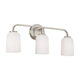 Capital Lighting 148831BN542 Lawson 3 Bulb Bathroom Light - Brushed Nickel
