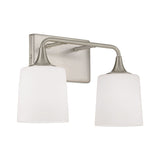 Capital Lighting 148921BN541 Presley 2 Bulb Bathroom Light - Brushed Nickel