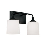 Capital Lighting 148921MB541 Presley 2 Bulb Bathroom Light - Matte Black
