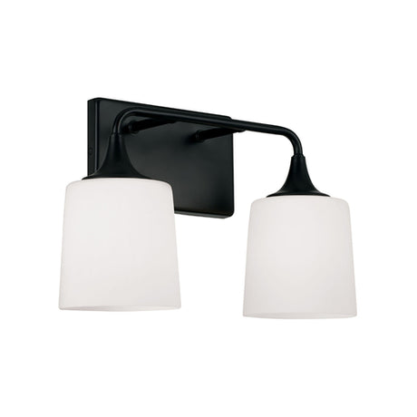 Capital Lighting 148921MB541 Presley 2 Bulb Bathroom Light - Matte Black