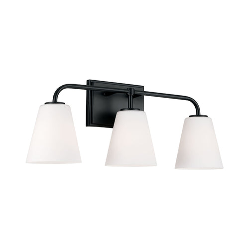 Capital Lighting 149431MB543 Brody 3 Bulb Bathroom Light - Matte Black