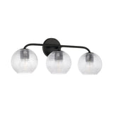 Capital Lighting 149931MB544 Dolan 3 Bulb Bathroom Light - Matte Black
