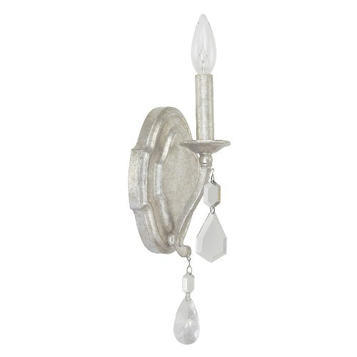 Capital Lighting 1616ASCR Blakely 1 Bulb Wall Sconce - Antique Silver