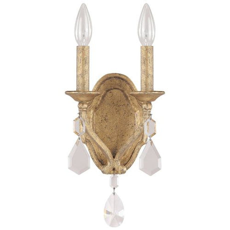 Capital Lighting 1617AGCR Blakely Multi Bulb Wall Sconce - Antique Gold
