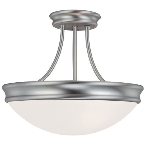 Capital Lighting 2037MN Semi Flush Mount Ceiling Light - Matte Nickel