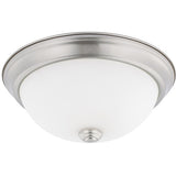 Capital Lighting 214721BN HomePlace Flush Mount Ceiling Light - Brushed Nickel