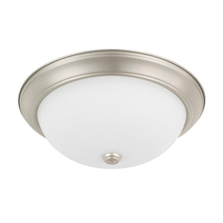 Capital Lighting 214731MN Bates Flush Mount Ceiling Light - Matte Nickel