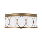 Capital Lighting 225131AD683 Rylann Flush Mount Ceiling Light - Aged Brass