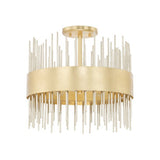 Capital Lighting 225441FI Lena Flush Mount Ceiling Light - Fire and Ice