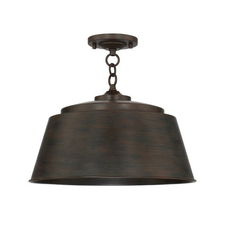 Capital Lighting 229111NG Tybee Flush Mount Ceiling Light - Nordic Grey