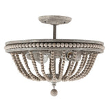 Capital Lighting 229521MS Kayla Semi Flush Mount Ceiling Light - Mystic Sand