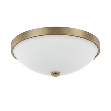 Capital Lighting 2323ADSW Covington Flush Mount Ceiling Light - Aged Brass
