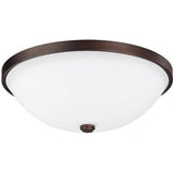 Capital Lighting 2323BBSW Covington Flush Mount Ceiling Light - Burnished Bronze