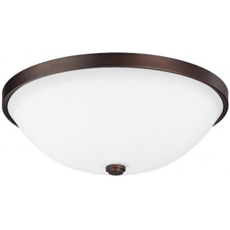Capital Lighting 2323BBSW Covington Flush Mount Ceiling Light - Burnished Bronze