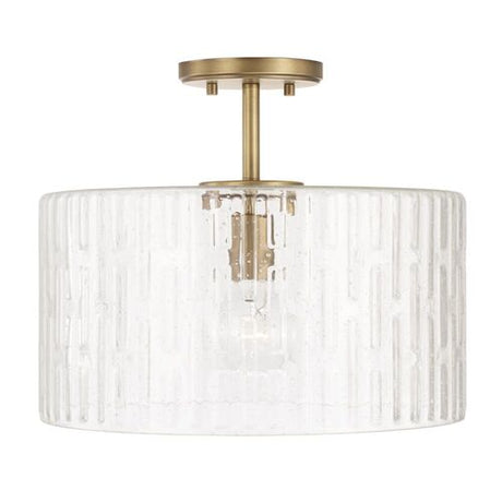 Capital Lighting 241311AD Emerson Down Light Pendant - Aged Brass