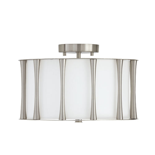 Capital Lighting 244631BN Bodie Semi Flush Mount Ceiling Light - Brushed Nickel