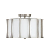 Capital Lighting 244631BN Bodie Semi Flush Mount Ceiling Light - Brushed Nickel