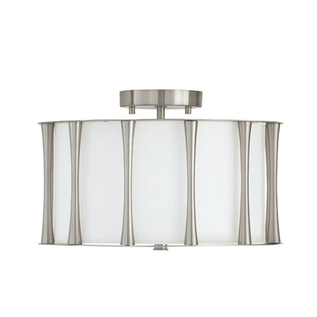 Capital Lighting 244631BN Bodie Semi Flush Mount Ceiling Light - Brushed Nickel