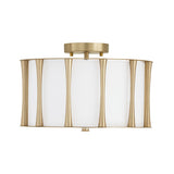 Capital Lighting 244631MA Bodie Semi Flush Mount Ceiling Light - Matte Brass