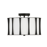 Capital Lighting 244631MB Bodie Semi Flush Mount Ceiling Light - Matte Black
