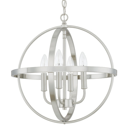 Capital Lighting 317541BN HomePlace Entrance / Foyer Pendant - Brushed Nickel