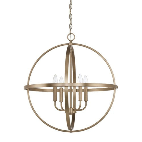 Capital Lighting 317542AD HomePlace Entrance / Foyer Pendant - Aged Brass