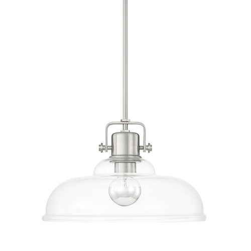 Capital Lighting 319911BN Down Light Pendant - Brushed Nickel