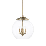Capital Lighting 321142AD Mid-Century Down Light Pendant - Aged Brass